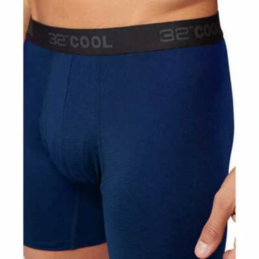32 DEGREES COOL Mens 4-PACK Quick Dry Performance Boxer Brief size L